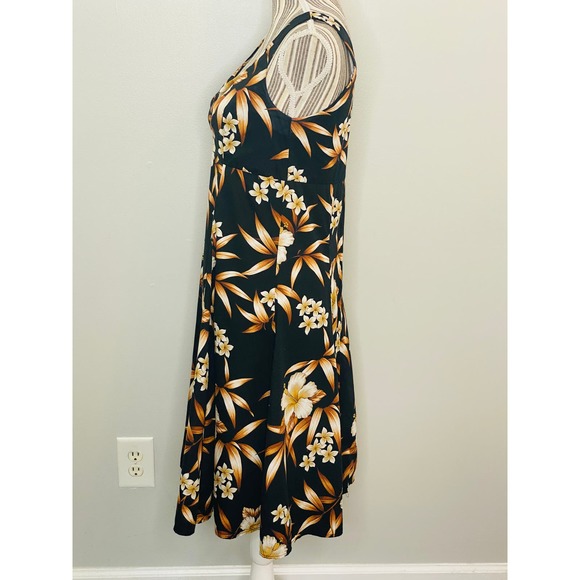 Vintage Pacific Legend Floral A-Line Dress Women Medium Made in Hawaii 90s Y2K - Picture 5 of 10